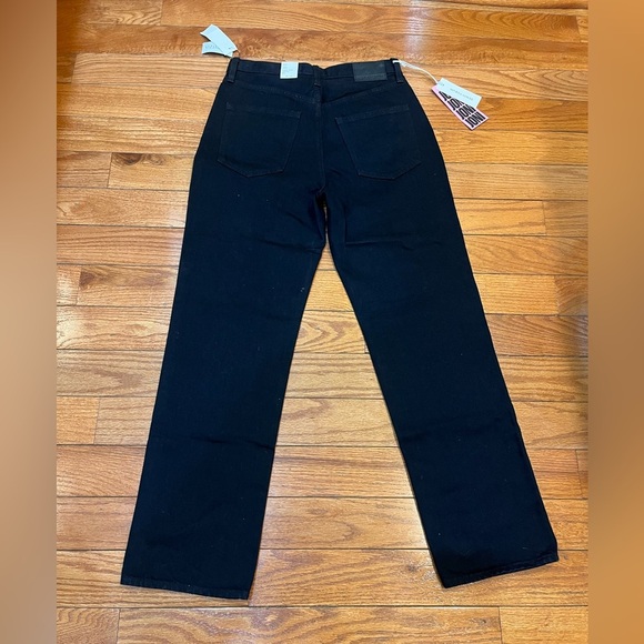 NEW WITH TAGS Denim Forum Black High Rise Loose Joni Jeans - Picture 6 of 7